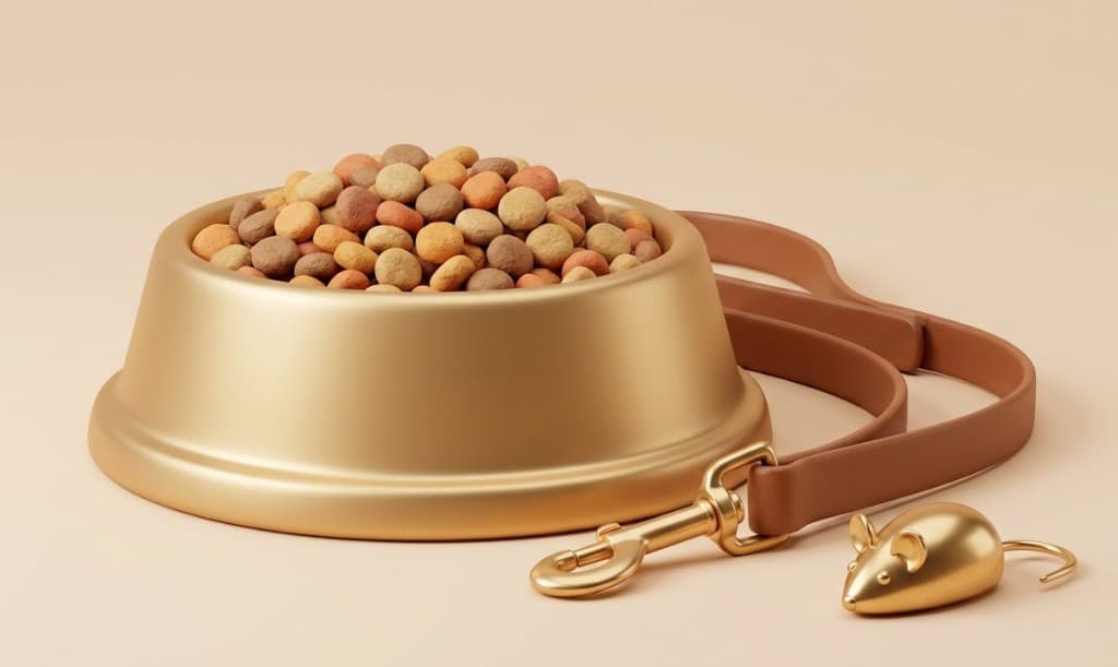 Premium in-home visit essentials with bowl and leash